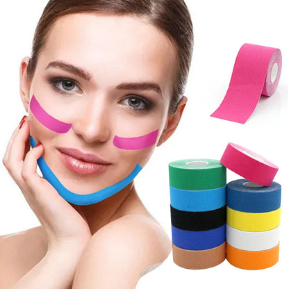 Kinesiology Tape Face & Neck Lifting