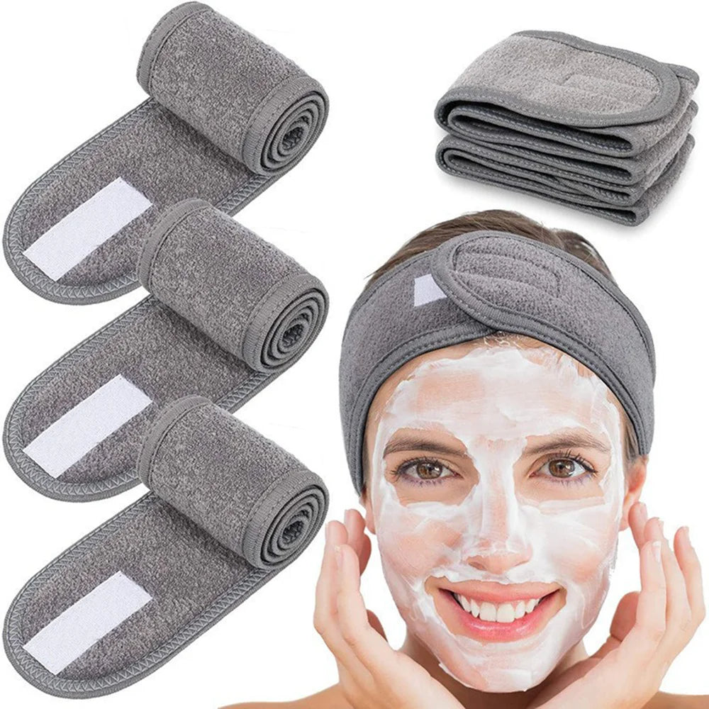 Adjustable SPA Facial Headband for Women