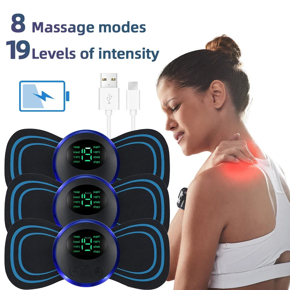 EMS Electric Neck Massager & Muscle Stimulator