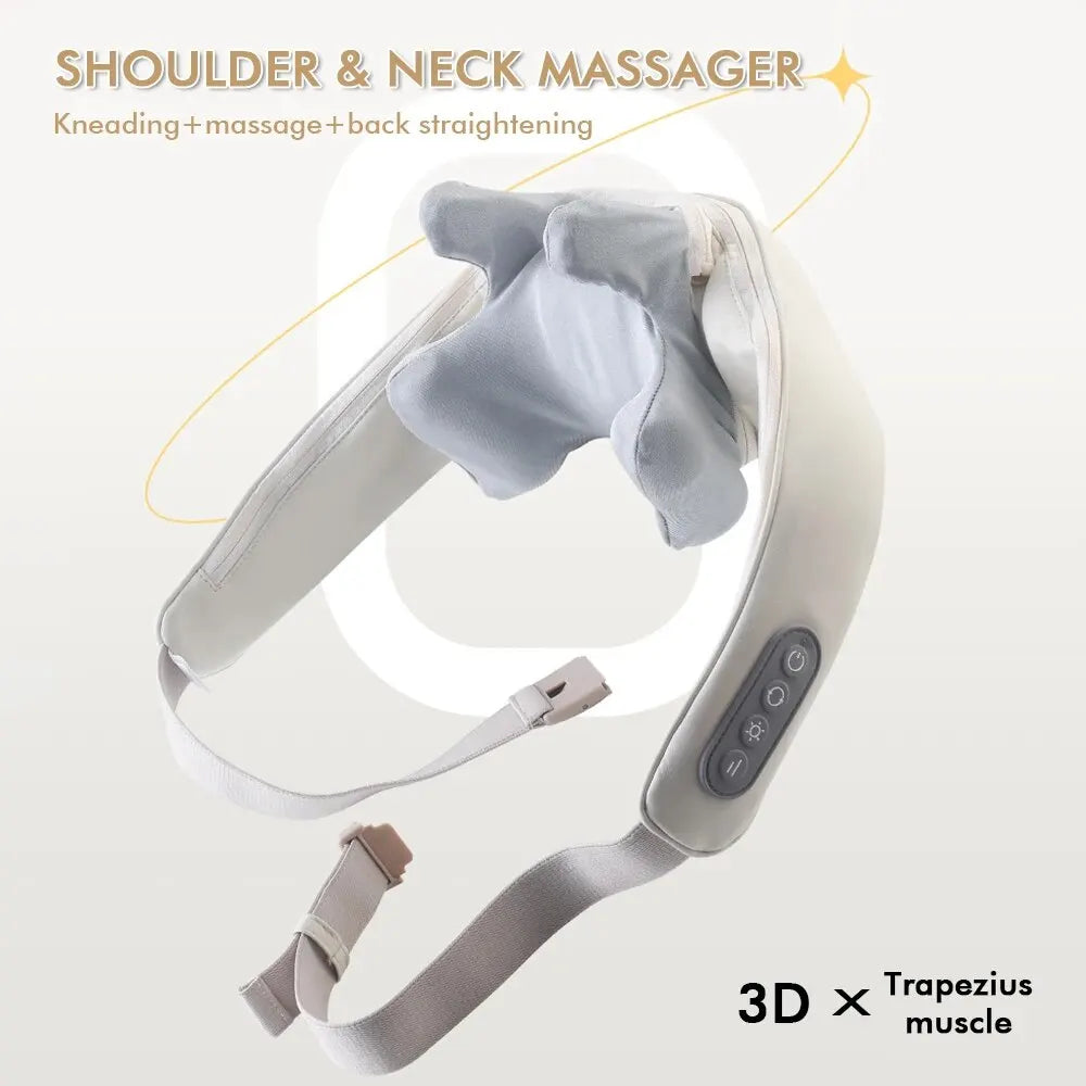 Wireless Neck & Back Massager - WellnessNook