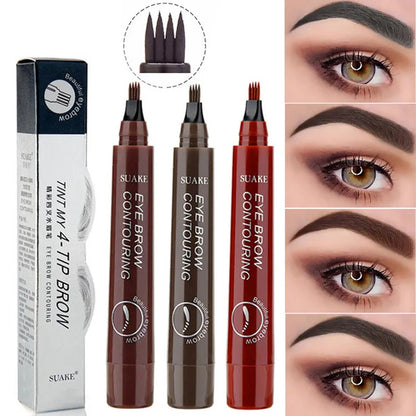 Waterproof 4-Point Eyebrow Pencil