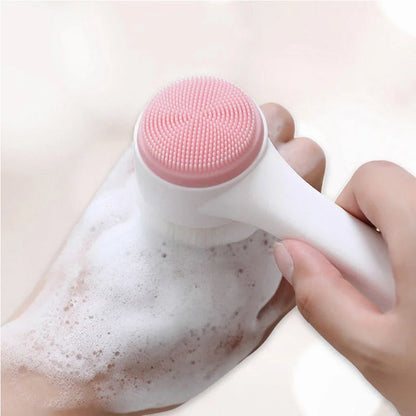 3D Double-Sided Silicone Facial Brush