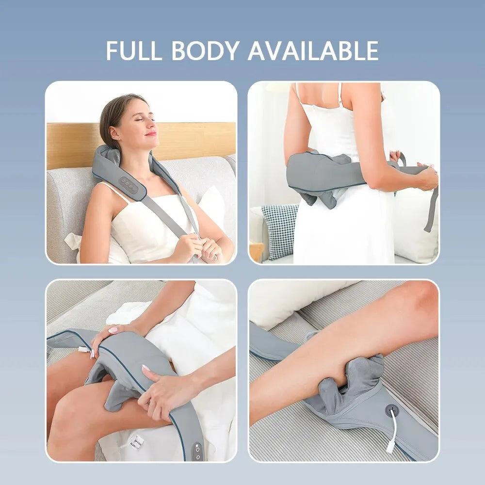 Wireless Neck & Back Massager - WellnessNook