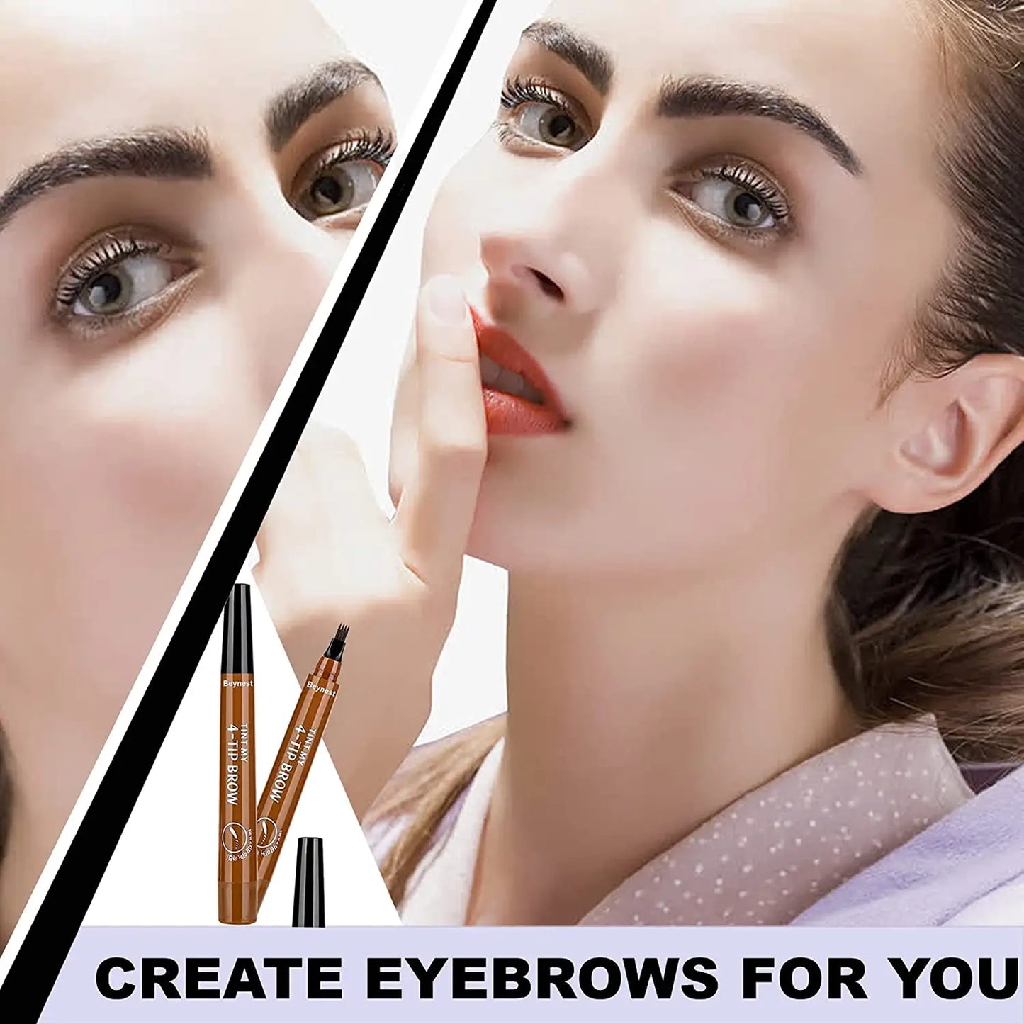 Waterproof 4-Point Eyebrow Pencil