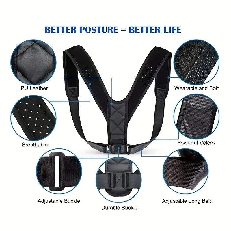 Adjustable Posture Corrector - WellnessNook