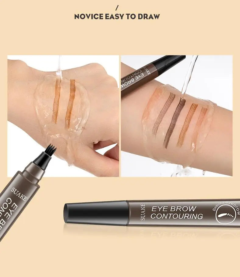 Waterproof 4-Point Eyebrow Pencil