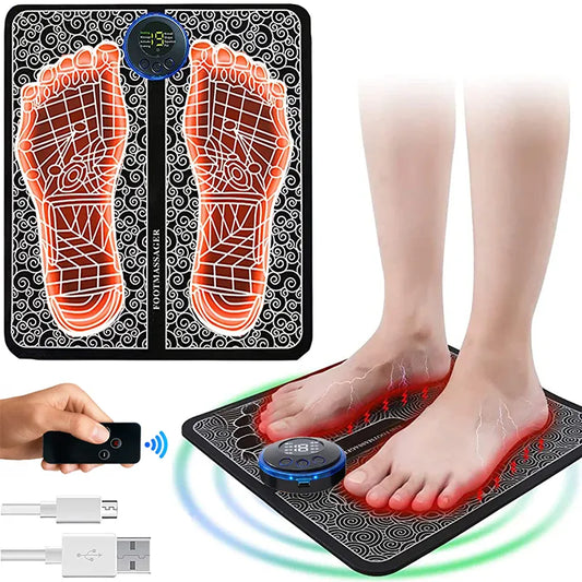 Rechargeable EMS Foot Massager Mat