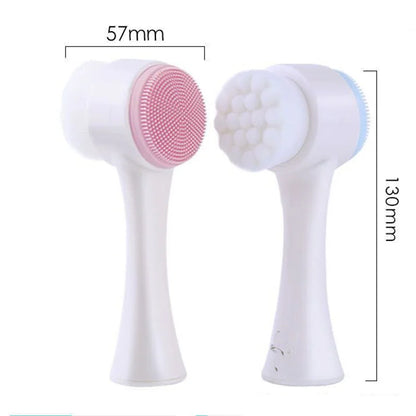 3D Double-Sided Silicone Facial Brush