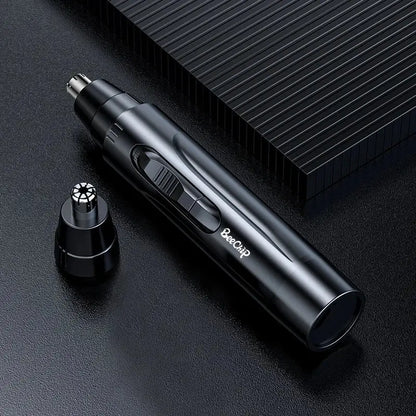 Rechargeable Black Electric Nose Hair Trimmer